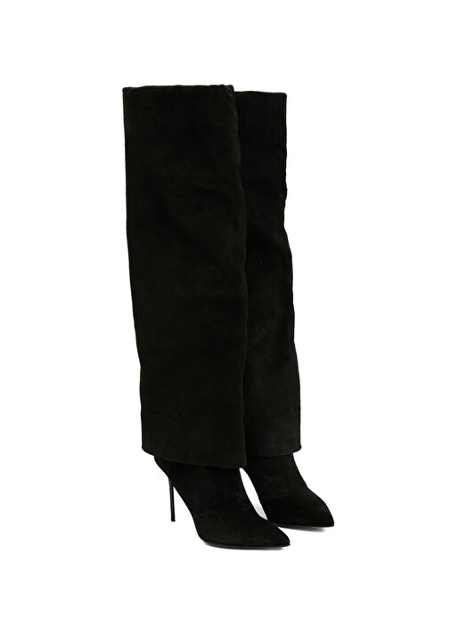 Ariel Siyah Kadın Deri Çizme - Görsel 3