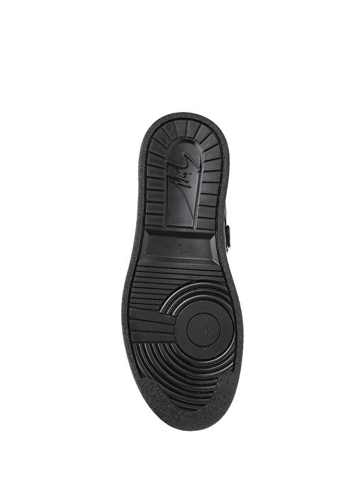 Siyah Erkek Deri Sneaker - Görsel 6