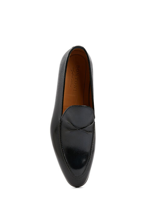 Koyu Mavi Erkek Deri Loafer - Görsel 5