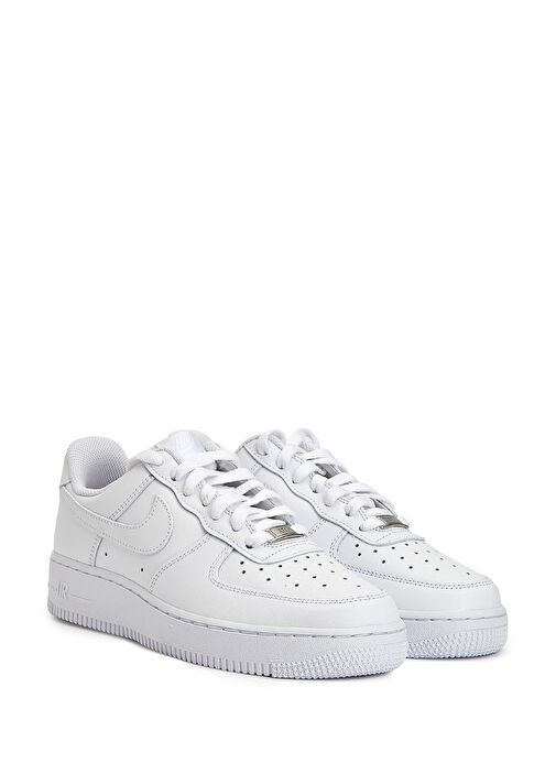 WMNS Air Force 1'07 Beyaz Kadın Deri Sneaker - Görsel 3
