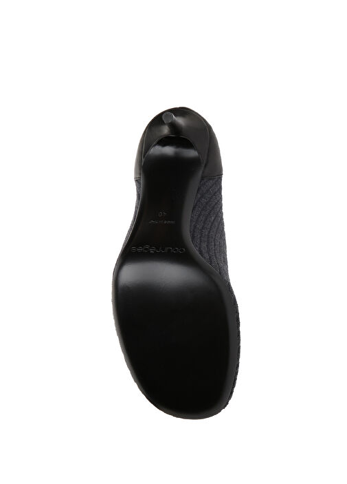 Nude Koyu Gri Kadın Yün Bot - Görsel 6