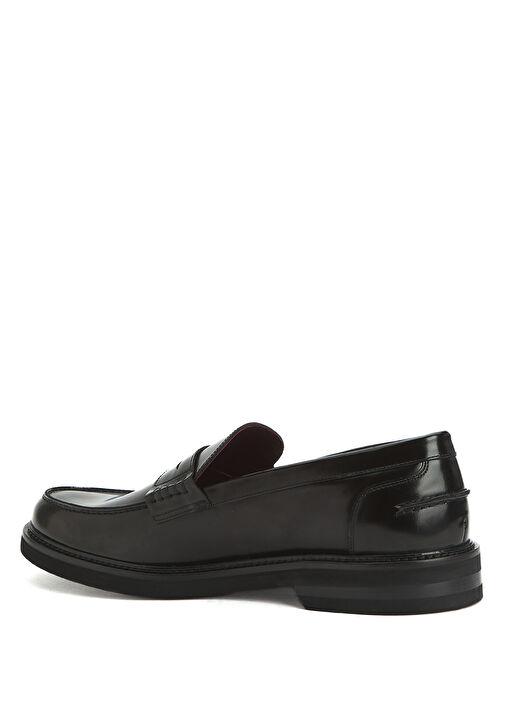 Siyah Erkek Deri Loafer - Görsel 4