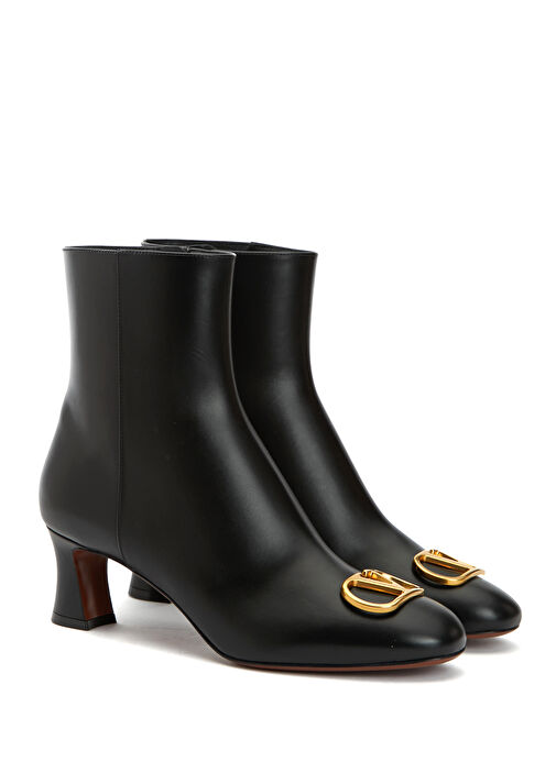 Siyah Kadın Deri Bot - Görsel 3