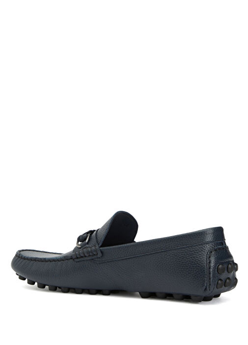 George Hogg Lacivert George Hogg Rahat Günlük Erkek Deri Loafer
