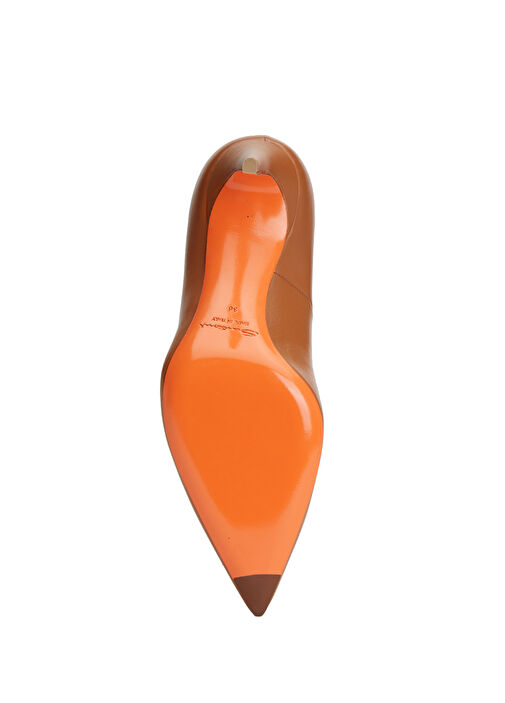 Santoni Santoni Kahve Taba Deri Stiletto Beymen'de! Kahve Taba - 6. görsel