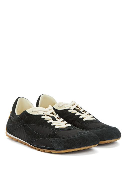 New Orbit Siyah Erkek Deri Sneaker - Görsel 3