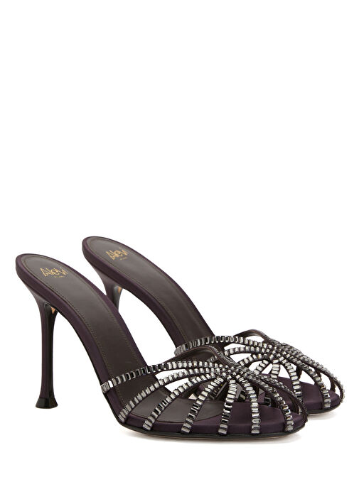 Soraya Mor Kadın İpek Terlik - Görsel 3