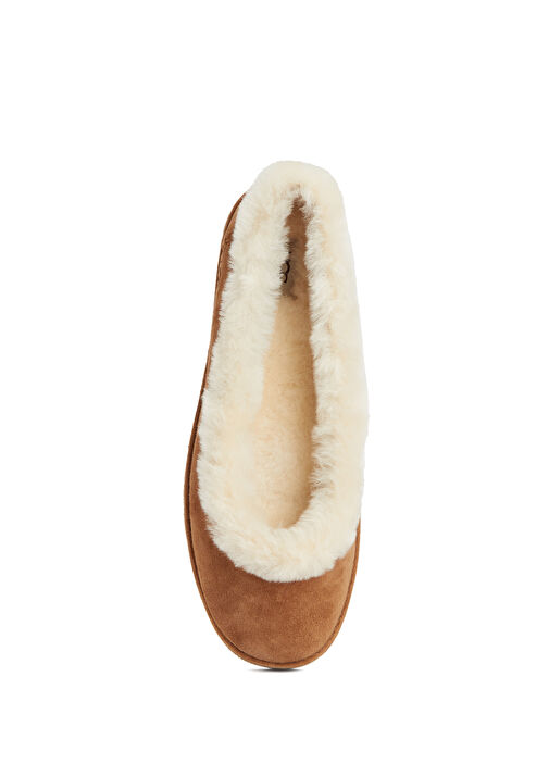Zora Taba Kadın Süet Slipper - Görsel 5
