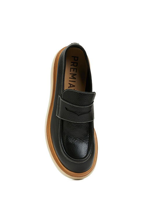 Nodik Siyah Erkek Deri Loafer - Görsel 5