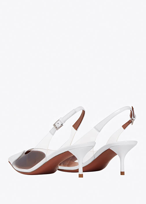 Ala A Ala A Beyaz Deri Topuklu Ayakkabı Basketbol Ayakkabıları | Beymen Beyaz - 3. görsel