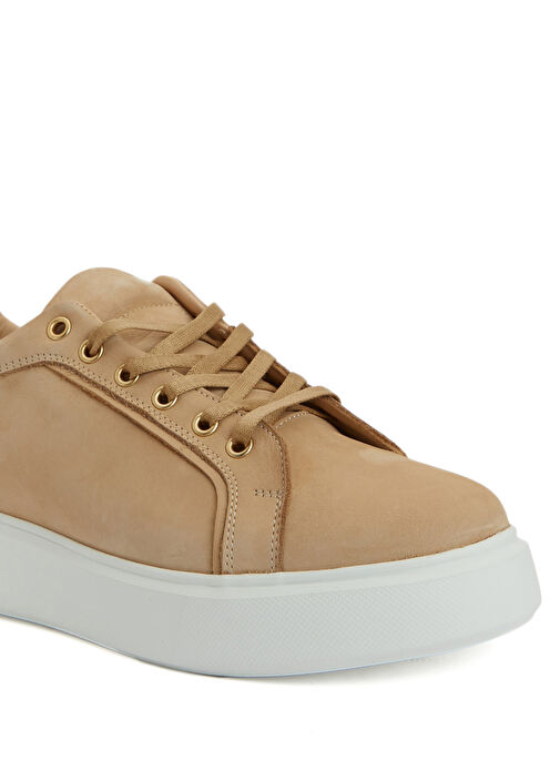 Kum Kadın Deri Sneaker - Görsel 7