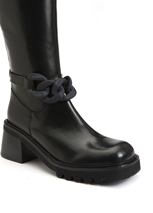 Network Network Siyah Kadın Deri Çizme Bot | Beymen Siyah - 7. görsel