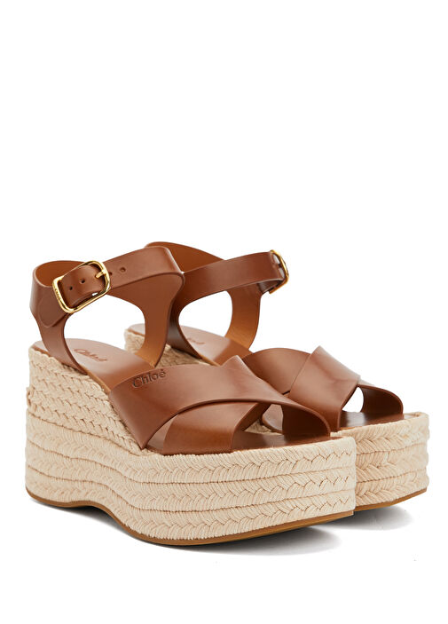 Isla Taba Kadın Deri Espadril - Görsel 3