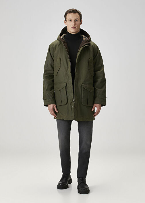 Filson - Shelter Haki Kapüşonlu Parka - Haki