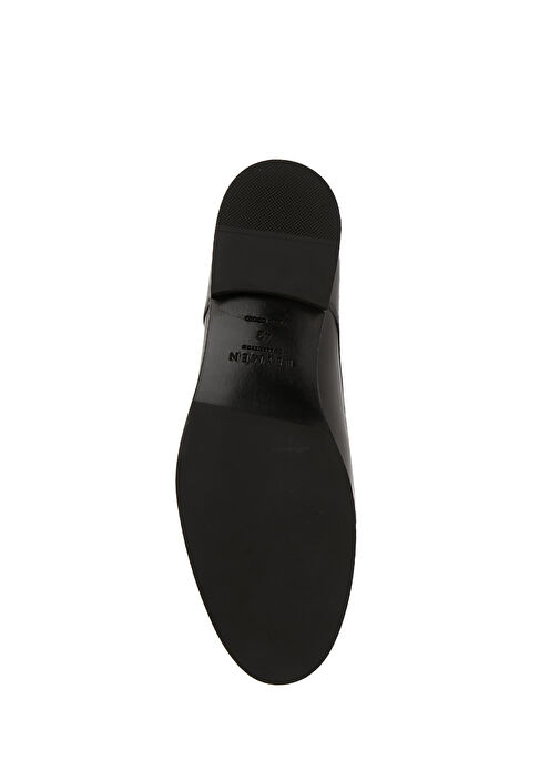 Siyah Erkek Deri Derby Ayakkabı - Görsel 6