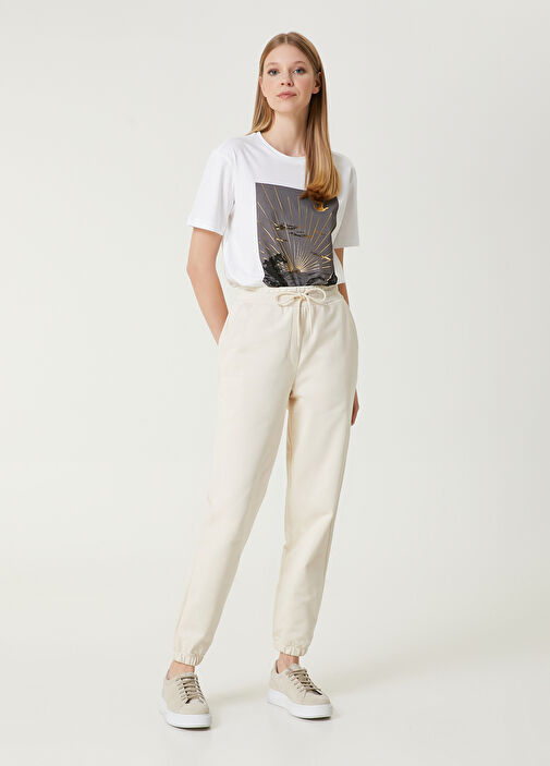 Beymen Club Cream Jogger Sweatpants