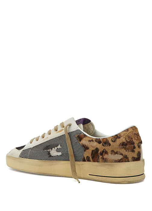 Stardan Bej Erkek Deri Sneaker - Görsel 4