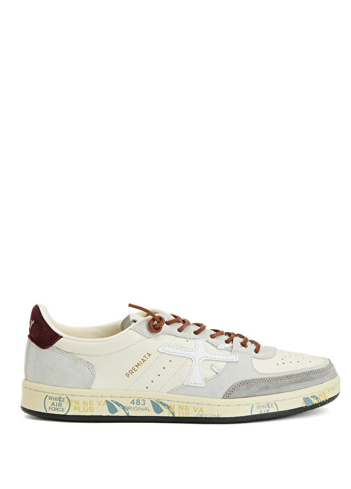 Beyaz Erkek Deri Sneaker - Görsel 2