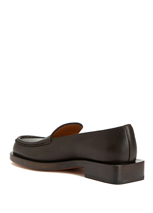 Kahverengi Erkek Deri Loafer - Görsel 4