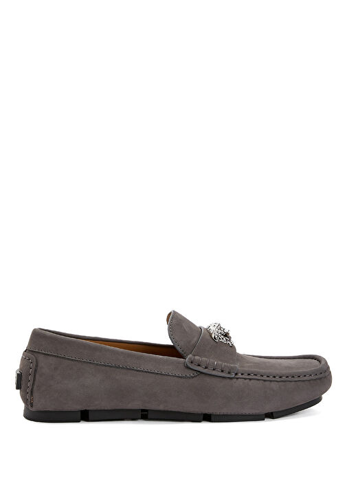 Koyu Gri Erkek Süet Driver - Görsel 2