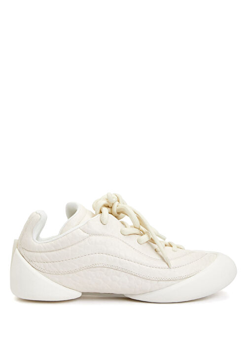 Flexion Kırık Beyaz Erkek Deri Sneaker - Görsel 2