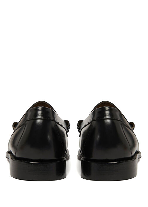 Siyah Erkek Deri Loafer - Görsel 4