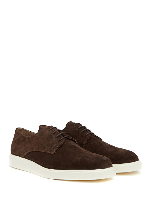 Koyu Kahverengi Erkek Deri Ayakkabı - Görsel 8