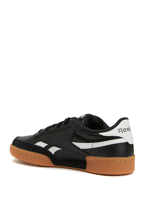 Siyah Kadın Deri Sneaker - Görsel 4