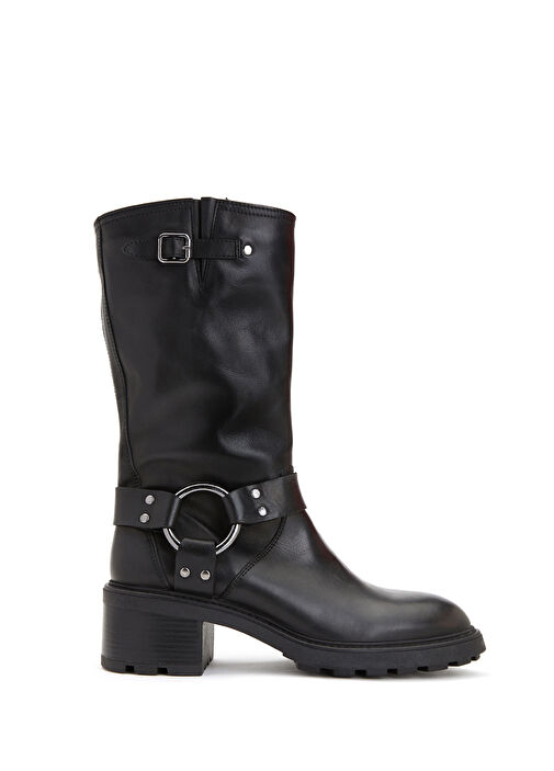 Divarese Divarese Siyah Kadın Deri Bot | Beymen Siyah - 2. görsel