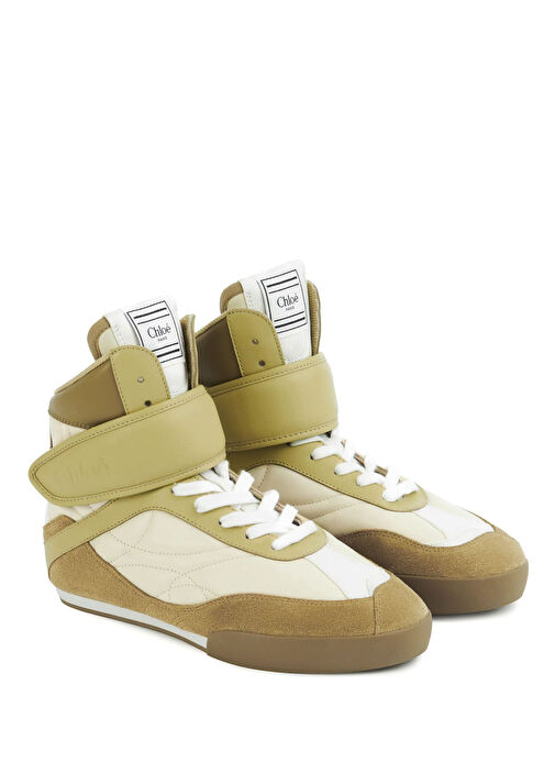 Chloe Bej Chloe Deri Krem Kadın Sneakers