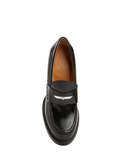 Tod's Siyah Tod's Deri Kadın Loafer