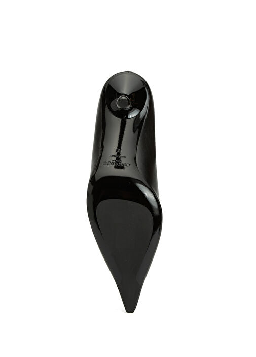 Ixia Siyah Deri Topuklu Ayakkabı - Görsel 6