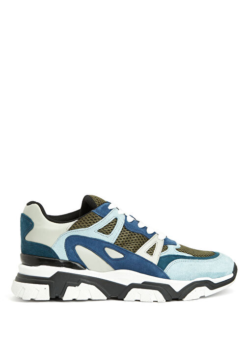 Mavi Erkek Deri Sneaker - Görsel 2