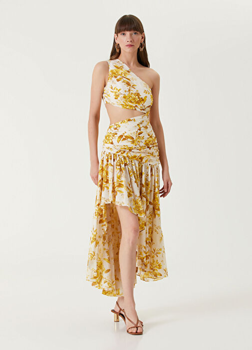 golden surfer dress zimmermann Zimmermann Golden Surfer Dress – WMIYHire main image 1