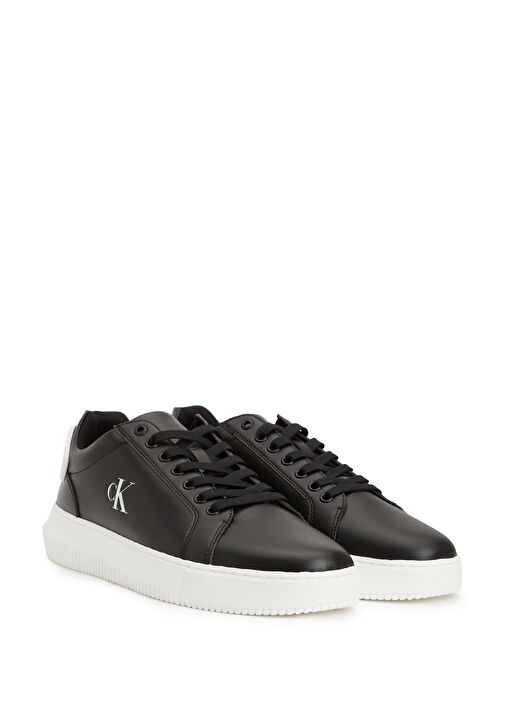 Siyah Logolu Erkek Sneaker - Görsel 3