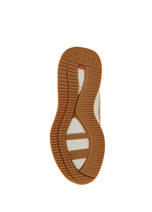 Bej Kadın Deri Sneaker - Görsel 6