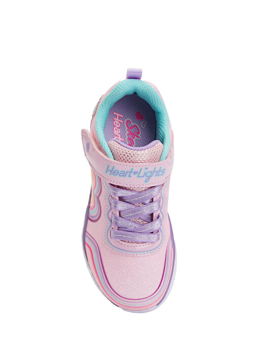 Heart Lights-Retro Hearts Kız Çocuk Sneaker - Görsel 5