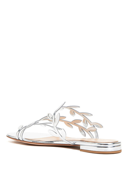 Flavia Silver Kadın Deri Terlik - Görsel 4