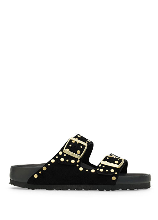 スリッポン BIRKENSTOCK BLACK SUEDE ARIZONA SLIPPERS Birkenstock- Arizona, Black Suede