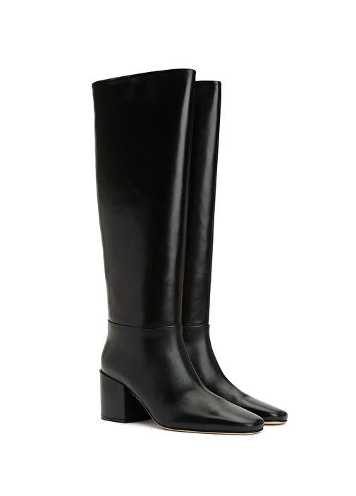 Siyah Kadın Deri Çizme - Görsel 3