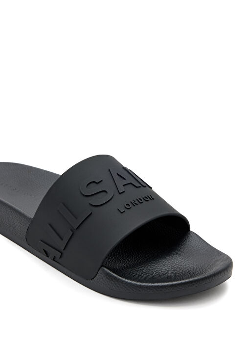 Biggy Siyah Logo Bantlı Erkek Terlik - Görsel 6