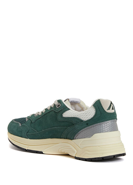 Hyperway Koyu Yeşil Erkek Deri Sneaker - Görsel 4