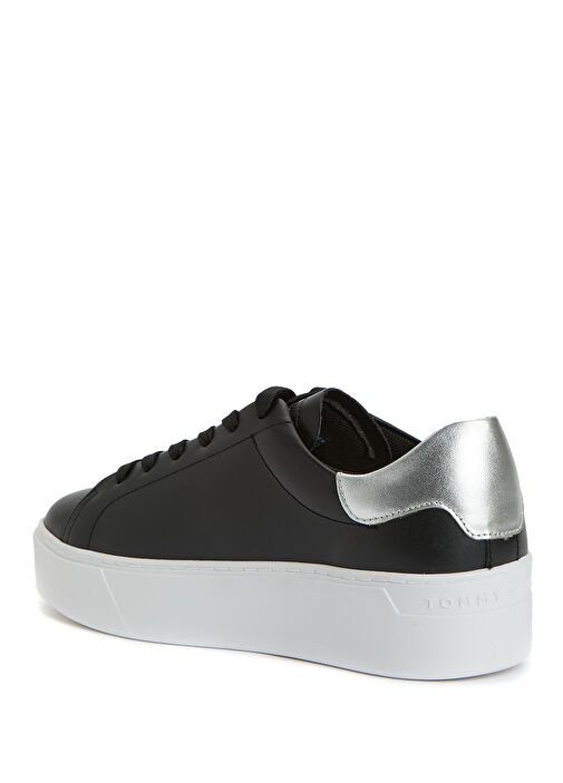 Essential Platform Court Siyah Kadın Sneaker - Görsel 4