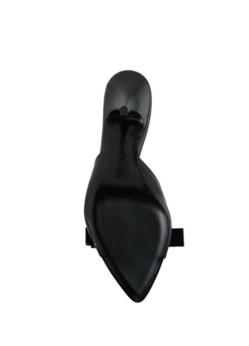 Honorine Siyah Kadın Deri Terlik - Görsel 6