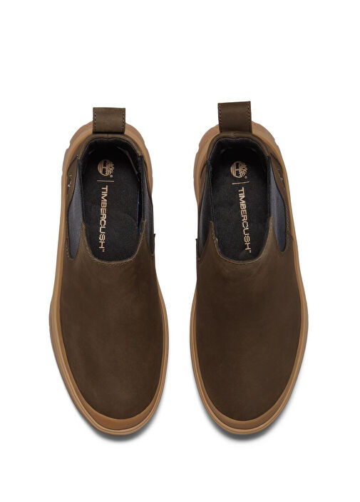 Roxie Lane Koyu Haki Kadın Deri Bot - Görsel 5