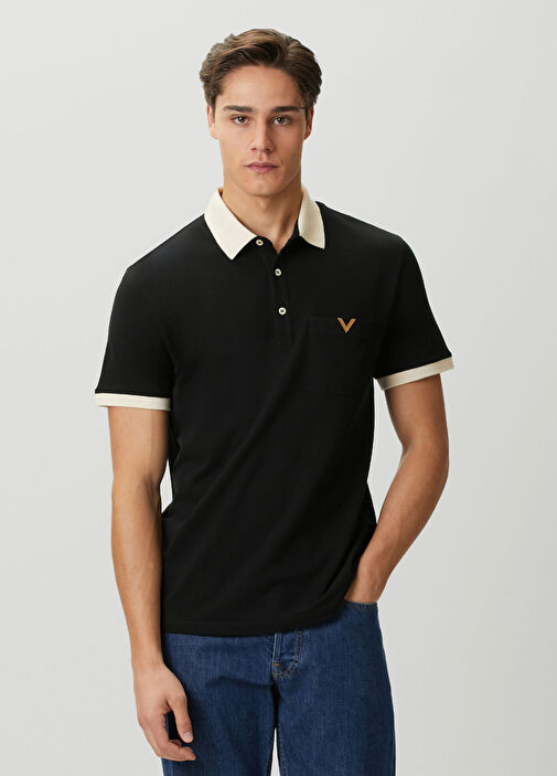 U2 VERTIGO 06 Tシャツ ブラック XL　BONO ボノ Valentino Siyah Erkek Siyah Polo Yaka T-shirt 2002324 | Beymen