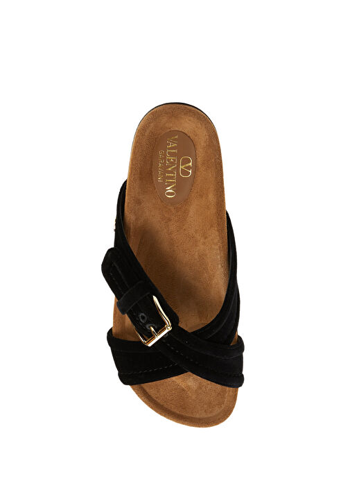 Siyah Toka Detaylı Kadın Terlik - Görsel 5