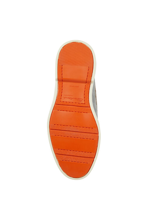 Gri Kadın Süet Loafer - Görsel 6