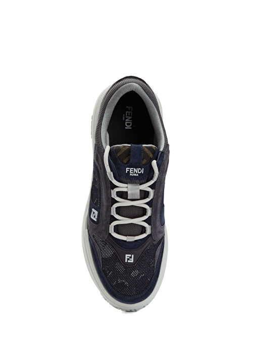 Fendi Fendi Force Lacivert Erkek Süet Ayakkabı Sneaker | Beymen Lacivert - 5. görsel