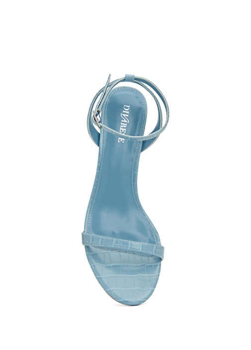 Mavi Kadın Deri Sandalet - Görsel 5